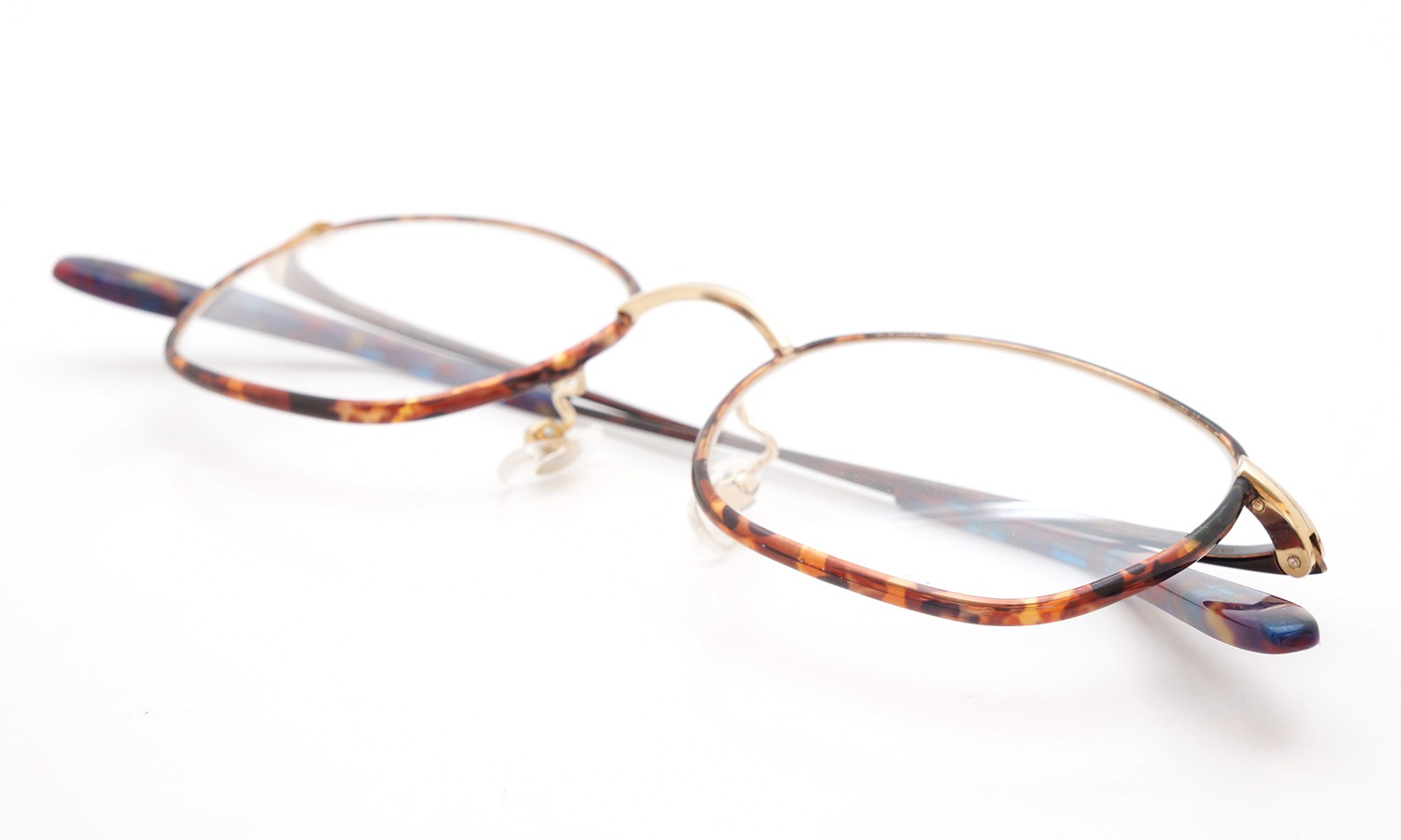 megane and me (メガネアンドミー) メガネ ME008 HARRIS VD Vintage-Demi/Gold/vintage-violet-marble 12