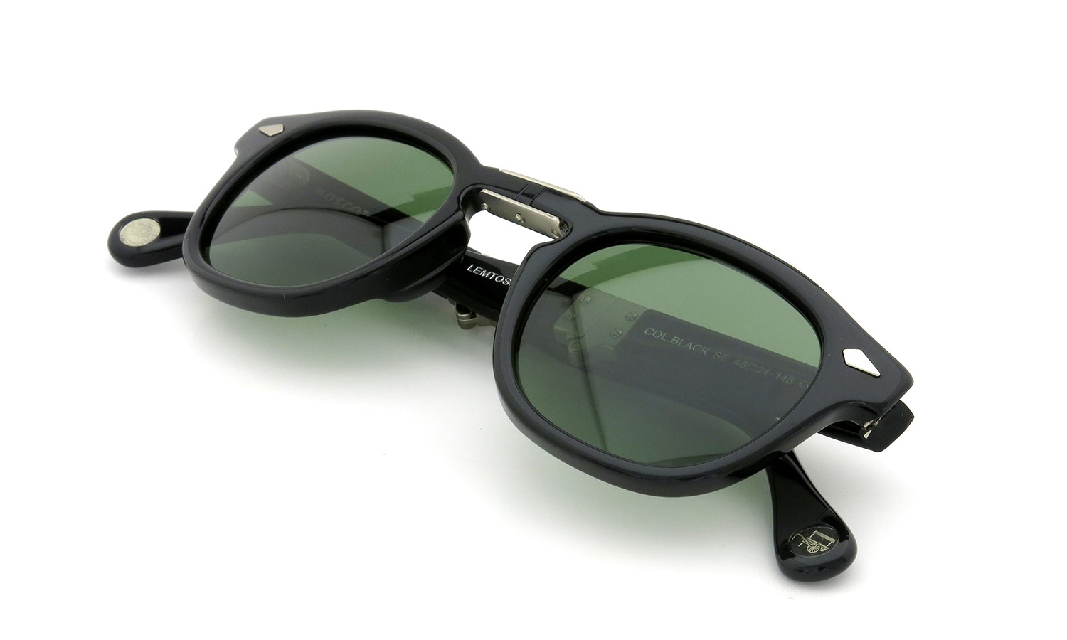 MOSCOT ORIGINALS 100YEARS (モスコット 100周年記念モデル) 限定サングラス LEMTOSH-FOLD レムトッシュ-フォールド COL.BLACK-SE 46size 13