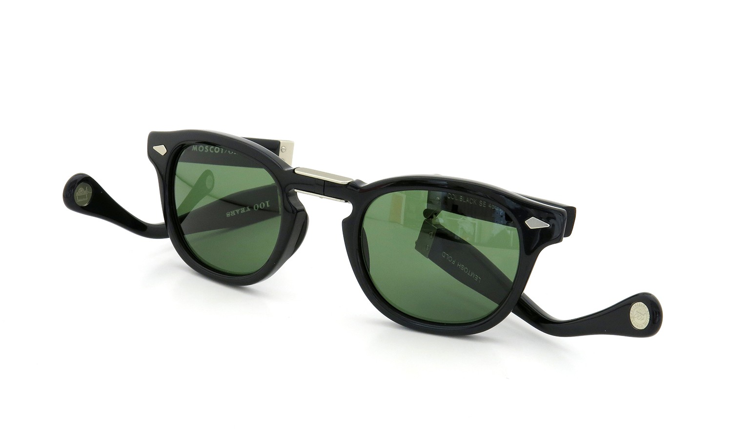 MOSCOT ORIGINALS 100YEARS (モスコット 100周年記念モデル) 限定サングラス LEMTOSH-FOLD レムトッシュ-フォールド COL.BLACK-SE 46size 17