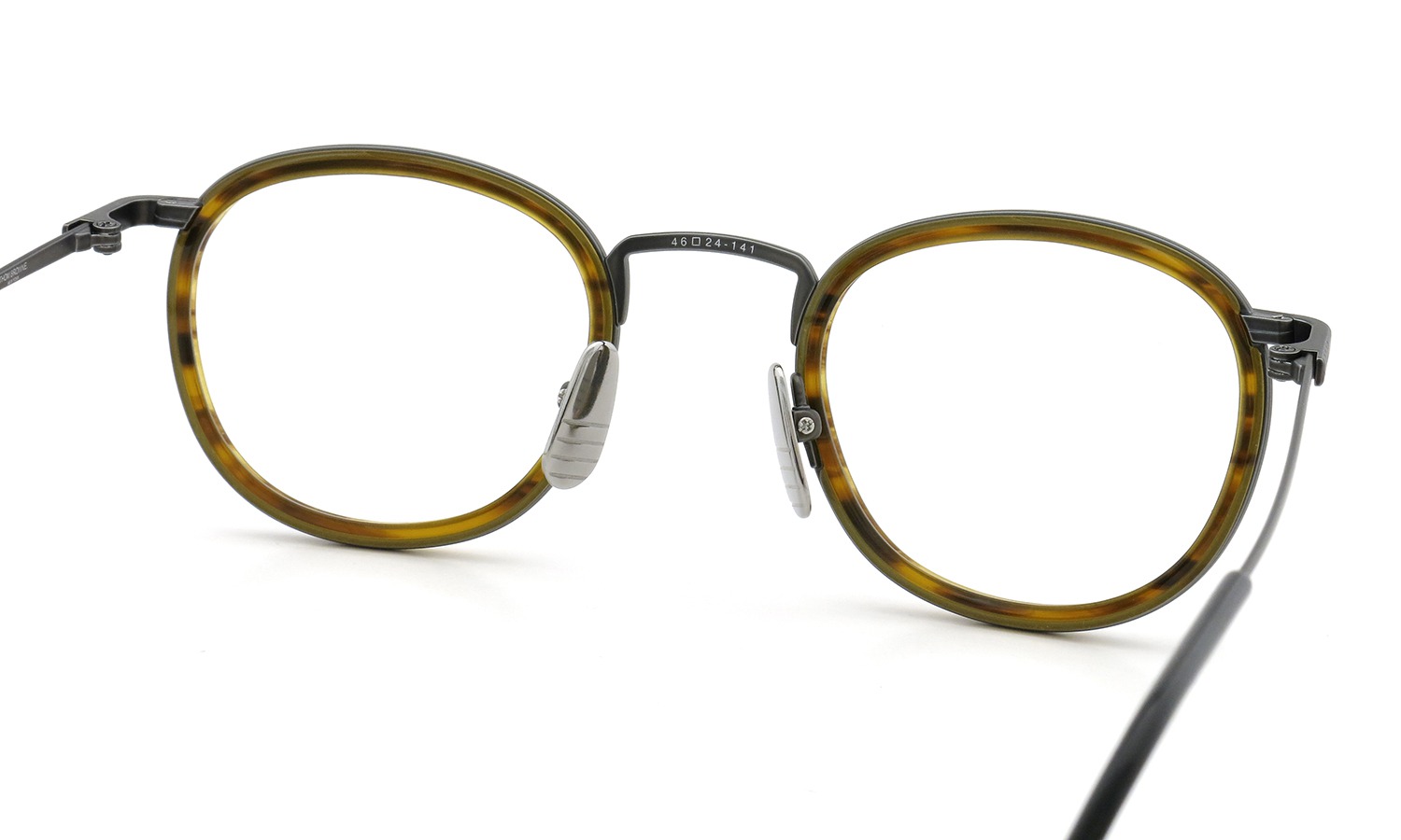 THOM BROWNE.  NEWYORK (トムブラウン) 2015年春夏 最新作 メガネ+クリップオンセット TB-710-A 46size BLACK IRON-WALNUT 18