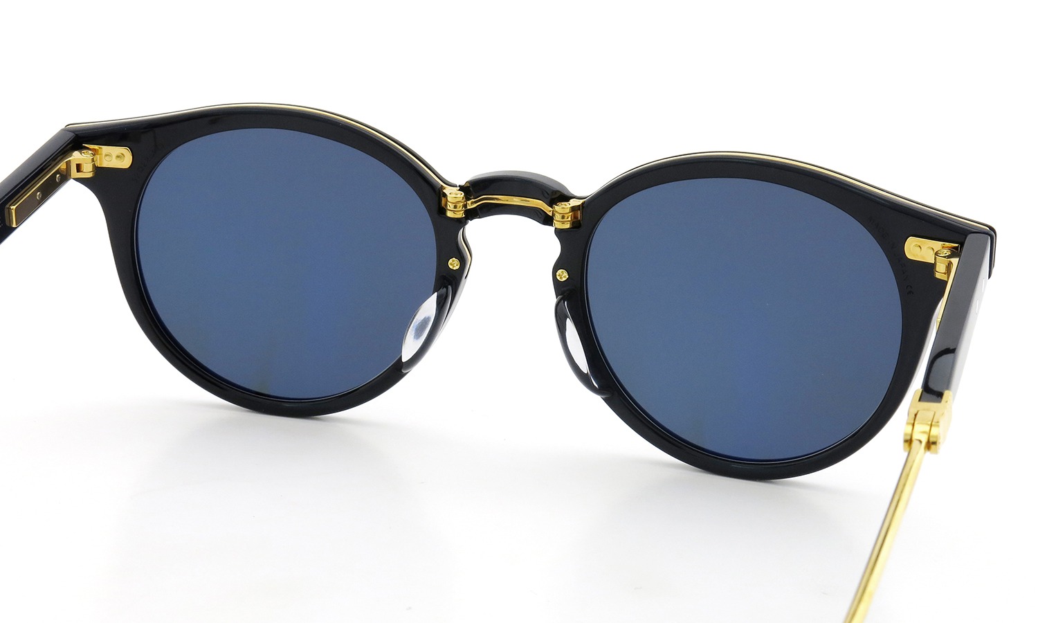 THOM BROWNE.  NEWYORK (トムブラウン) 2015年春夏 最新作 折りたたみサングラス TB-806-C NAVY-18k GOLD 52size 8