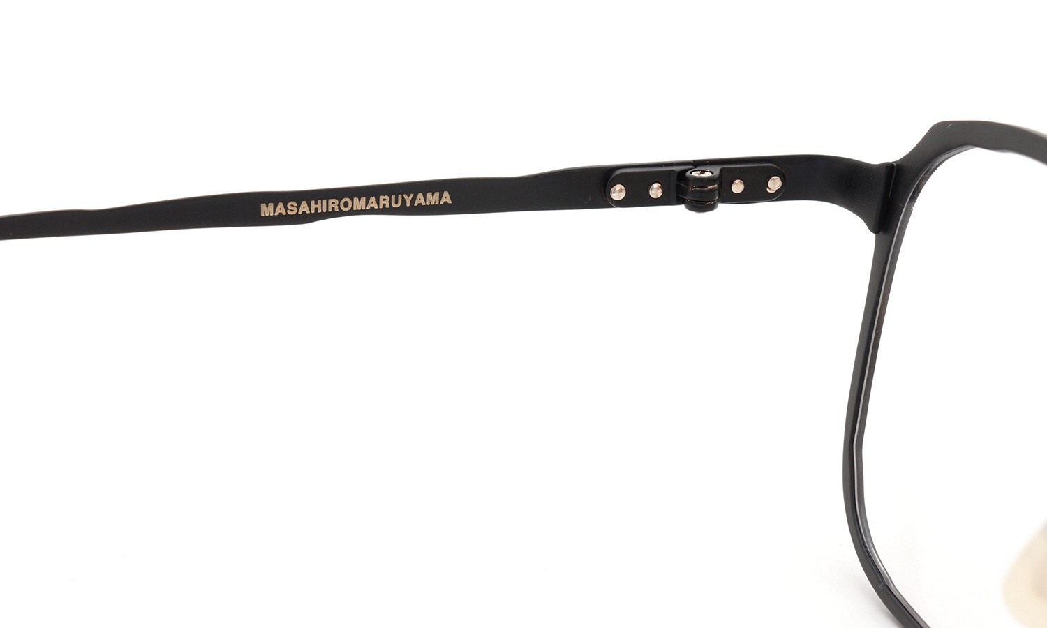 MASAHIROMARUYAMA(マサヒロマルヤマ) メガネ 4th collection 2014-2015 MM-0014 col.03 BLACK (2 side) 9