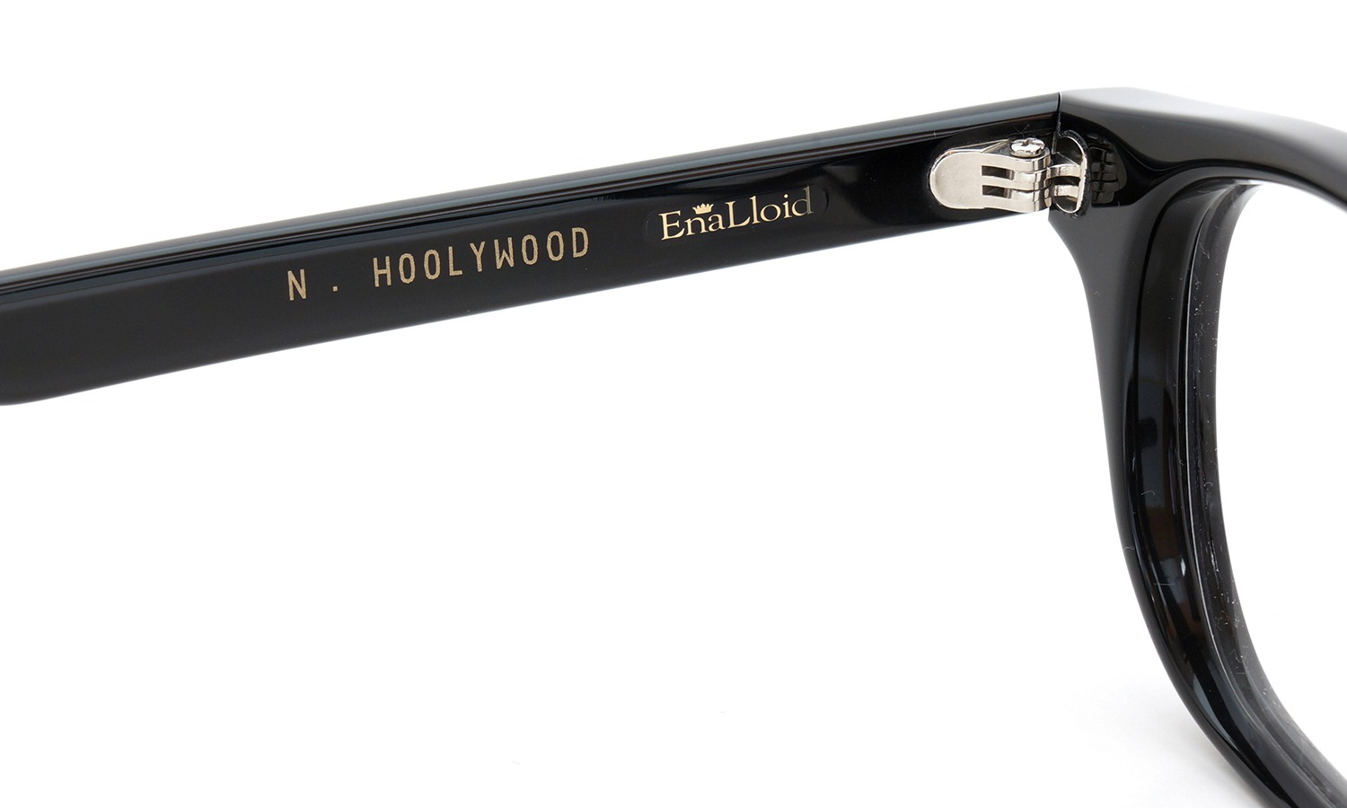 N.HOOLYWOOD(エヌ.ハリウッド) × EnaLloid(エナロイド) コラボレーションメガネ 8mm COL.001 BLACK 9