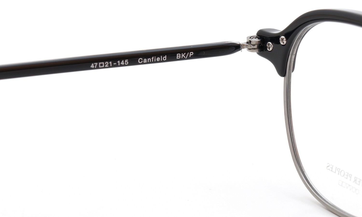 OLIVER PEOPLES(オリバーピープルズ)  2015年春夏 最新メガネ Canfield キャンフィールド BK/P 9