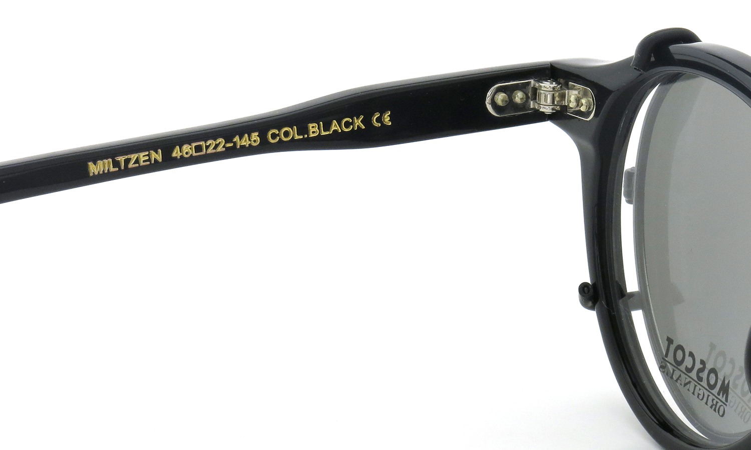 MOSCOT MILTZEN BLACK 46 + clip MBK