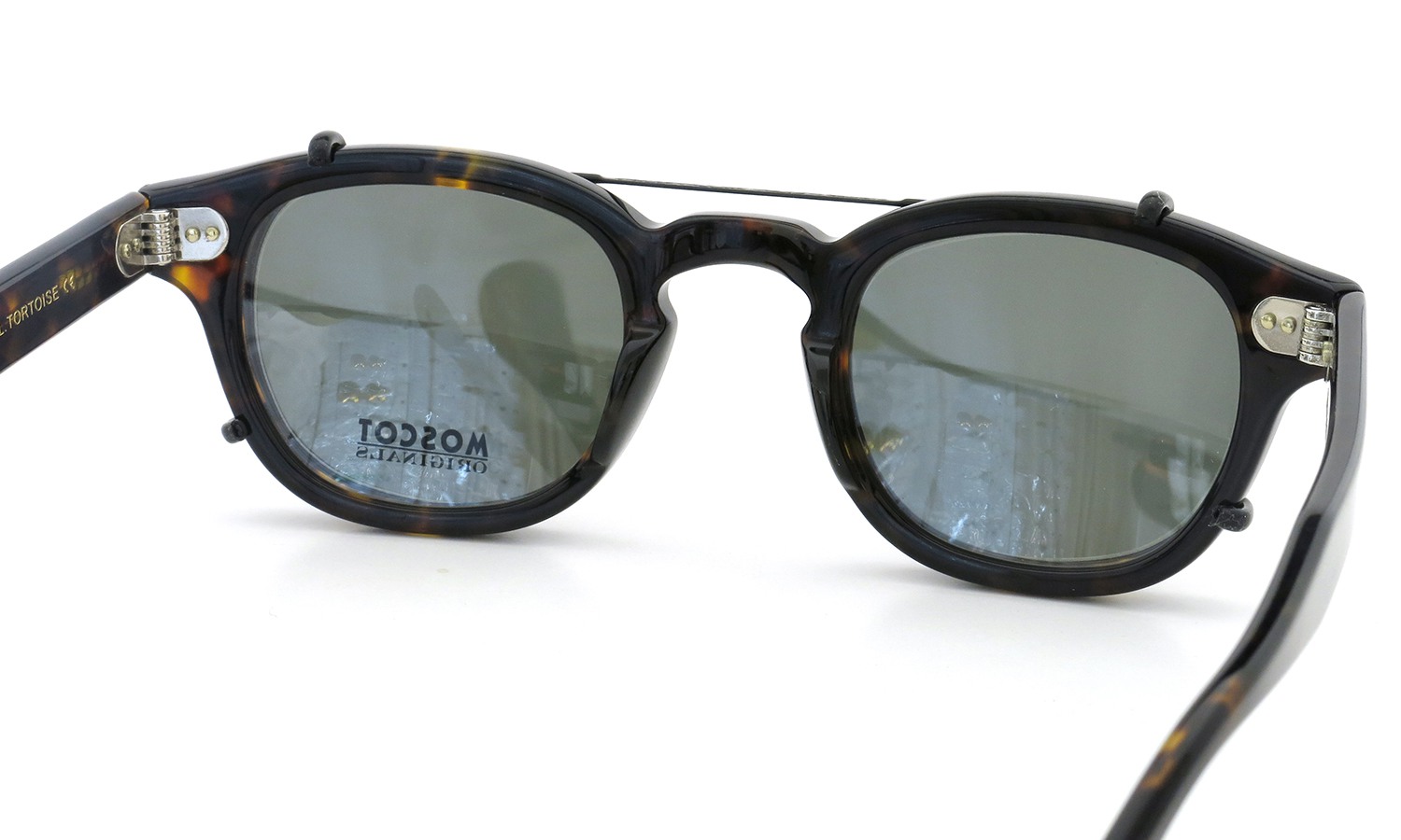 MOSCOT LEMTOSH Col.TORTOISE 44 + clip MBK/Green