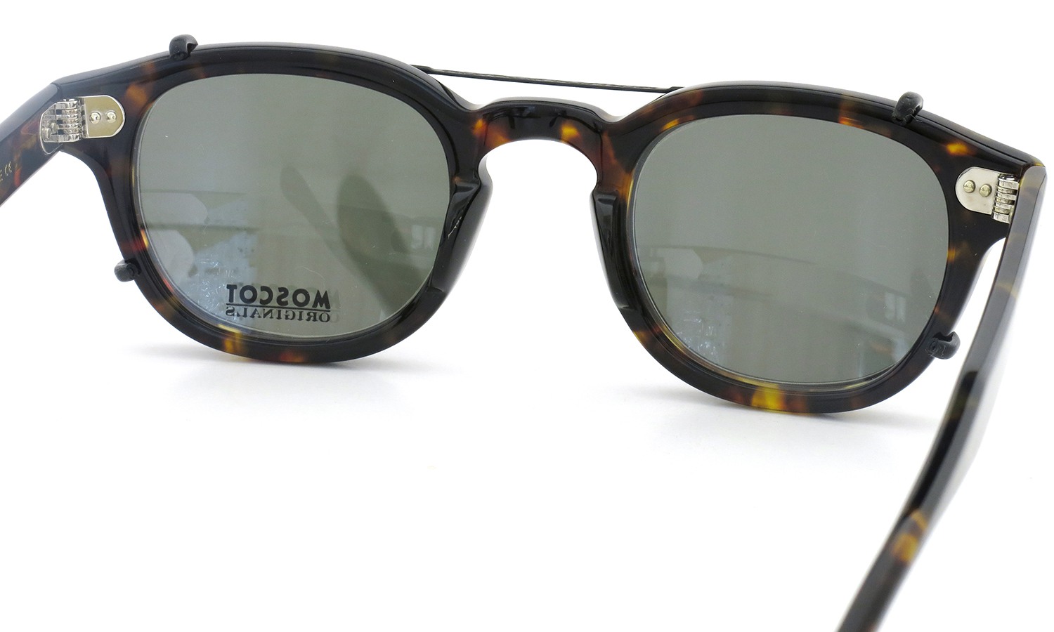 MOSCOT LEMTOSH Col.TORTOISE 46 + clip MBK/Green