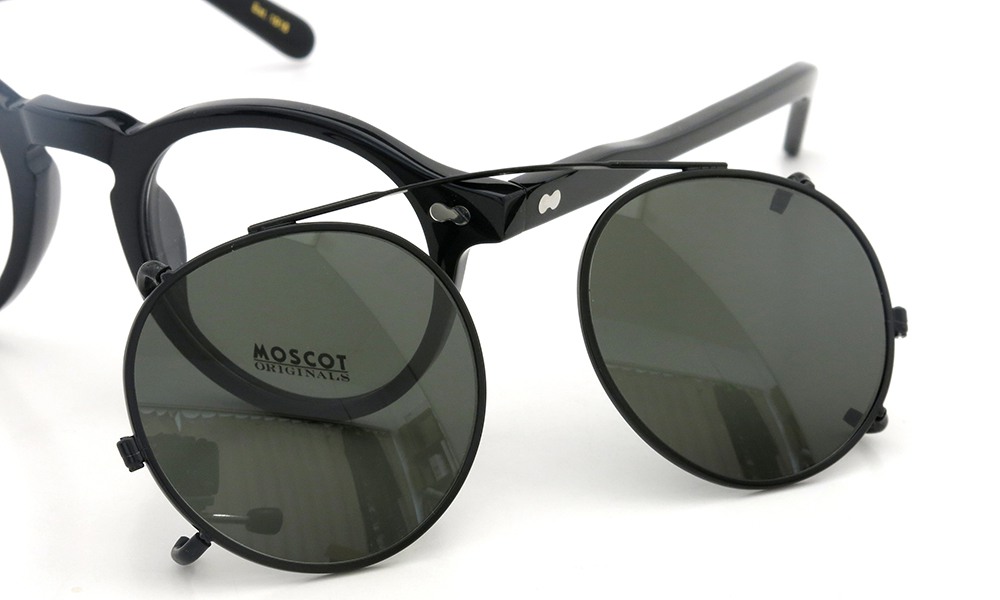 MOSCOT モスコット 純正クリップオン CLIPZEN 46 (MILTZEN 46size専用 )通販 M.BLACK/GREEN