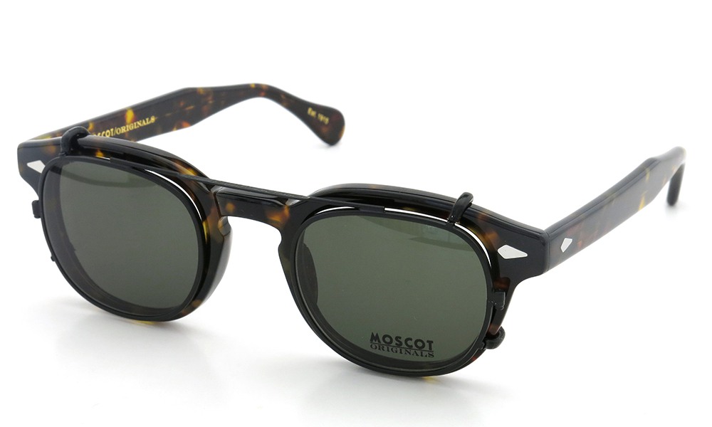 MOSCOT モスコット 定番メガネ LEMTOSH レムトッシュ クリップオンセット通販 TORTOISE 46size + clip