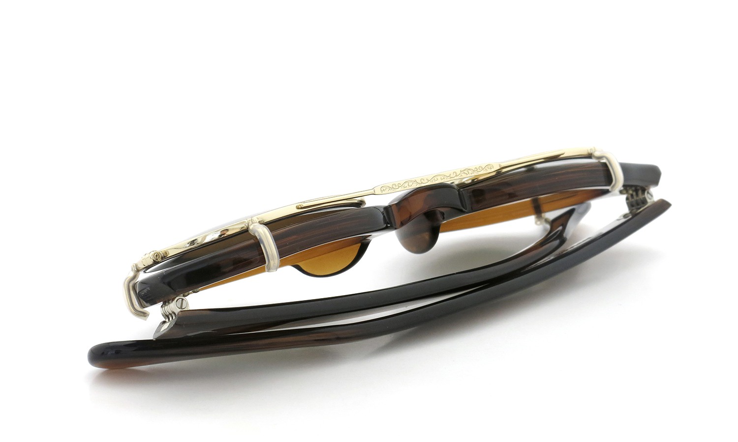 MOSCOT LEMTOSH Col.BROWN 44size + gold clip