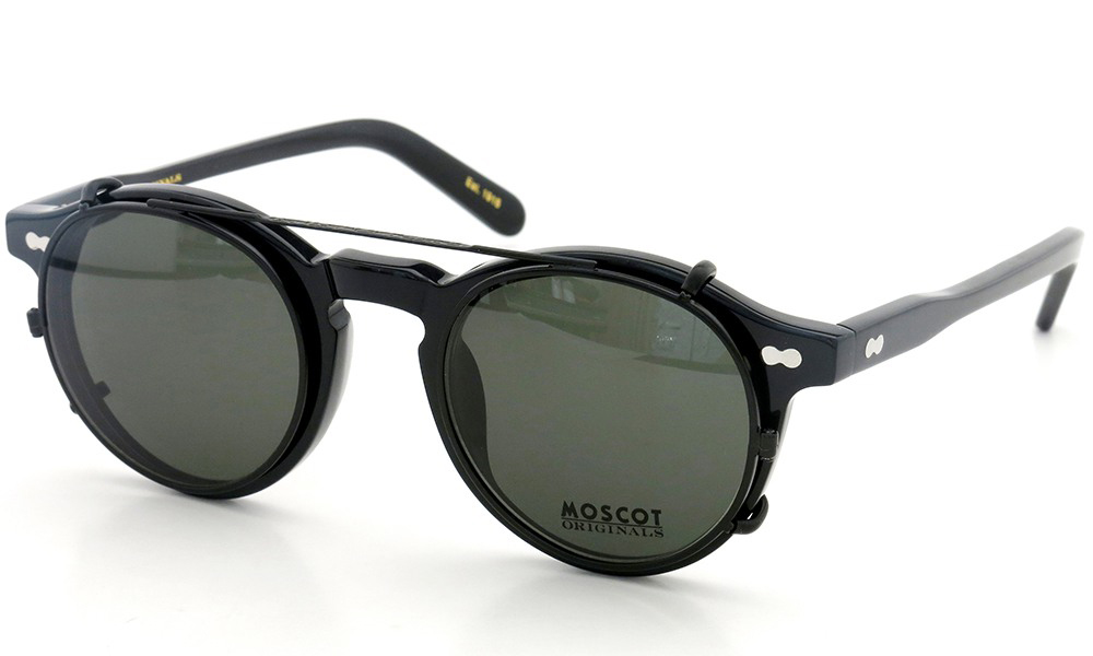 MOSCOT モスコット 純正クリップオン CLIPZEN 46 (MILTZEN 46size専用 )通販 M.BLACK/GREEN