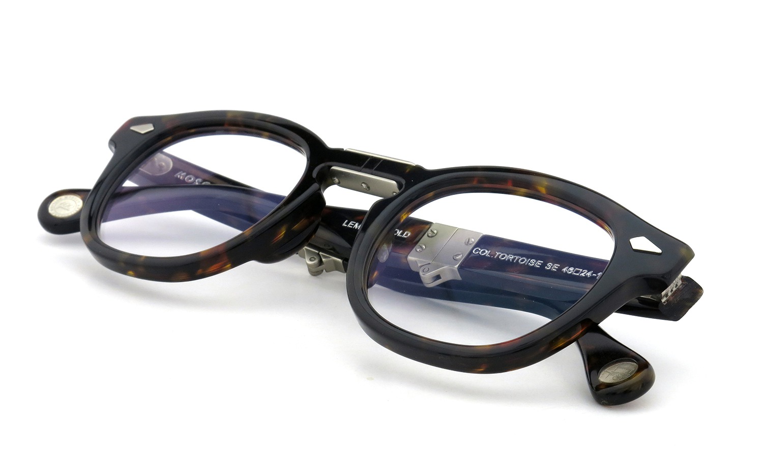 MOSCOT 100周年記念モデル メガネ LEMTOSH-FOLD COL.TORTOISE 46size