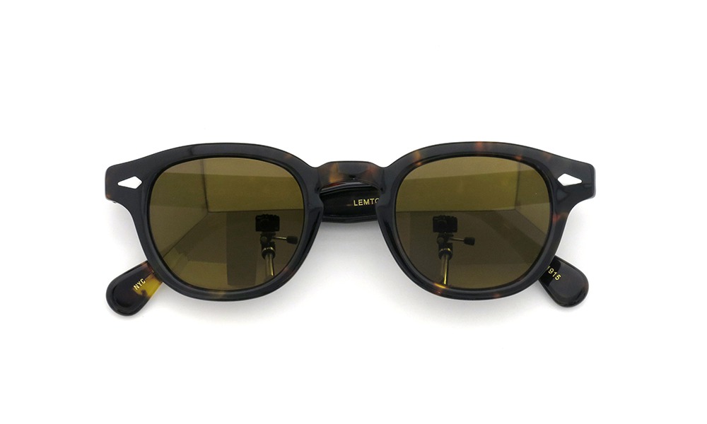 MOSCOT モスコット サングラスカスタム通販 LEMTOSH レムトッシュ Col.TORTOISE 44size /ゴールドミラー