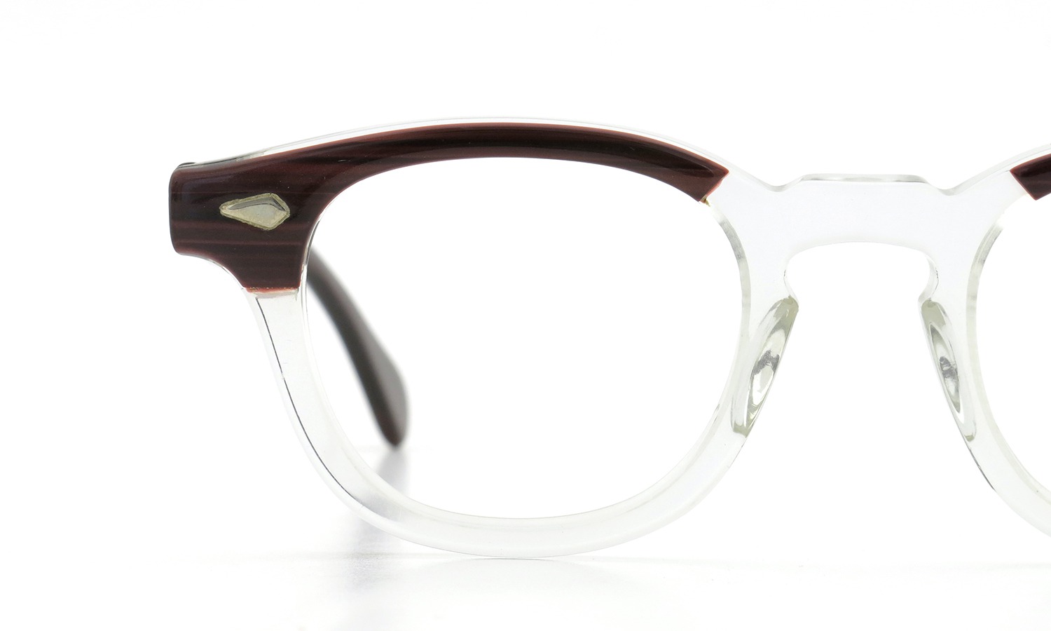 TART Optical タートオプティカル ヴィンテージ メガネ ARNEL アーネル REDWOOD C.B.-CLEAR 44-22