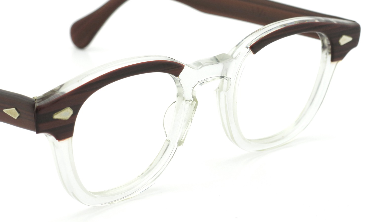 TART Optical タートオプティカル ヴィンテージ メガネ ARNEL アーネル REDWOOD C.B.-CLEAR 44-22