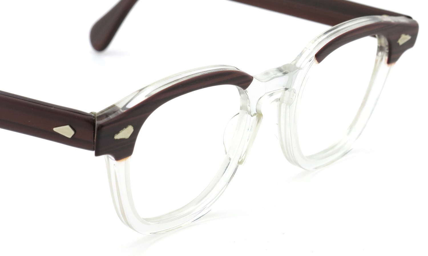 TART Optical タートオプティカル ヴィンテージ メガネ ARNEL アーネル REDWOOD C.B.-CLEAR 44-20