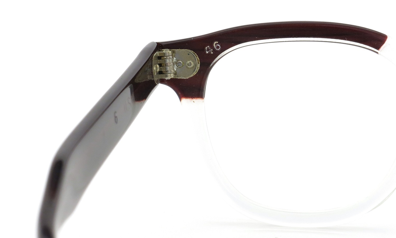 TART Optical タートオプティカル ヴィンテージ メガネ ARNEL アーネル REDWOOD C.B.-CLEAR 46-20