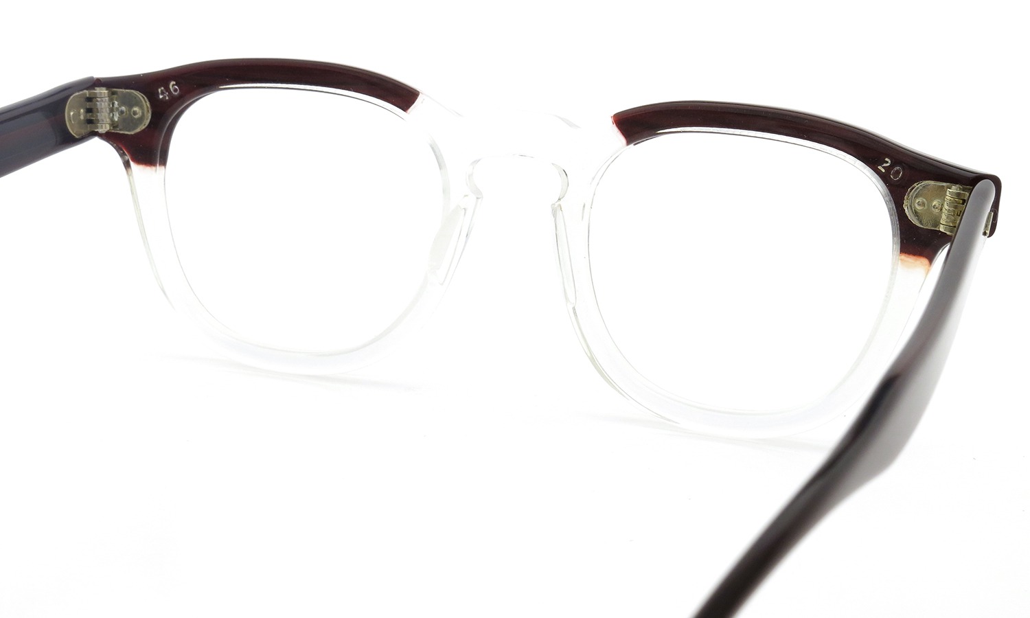 TART Optical タートオプティカル ヴィンテージ メガネ ARNEL アーネル REDWOOD C.B.-CLEAR 46-20