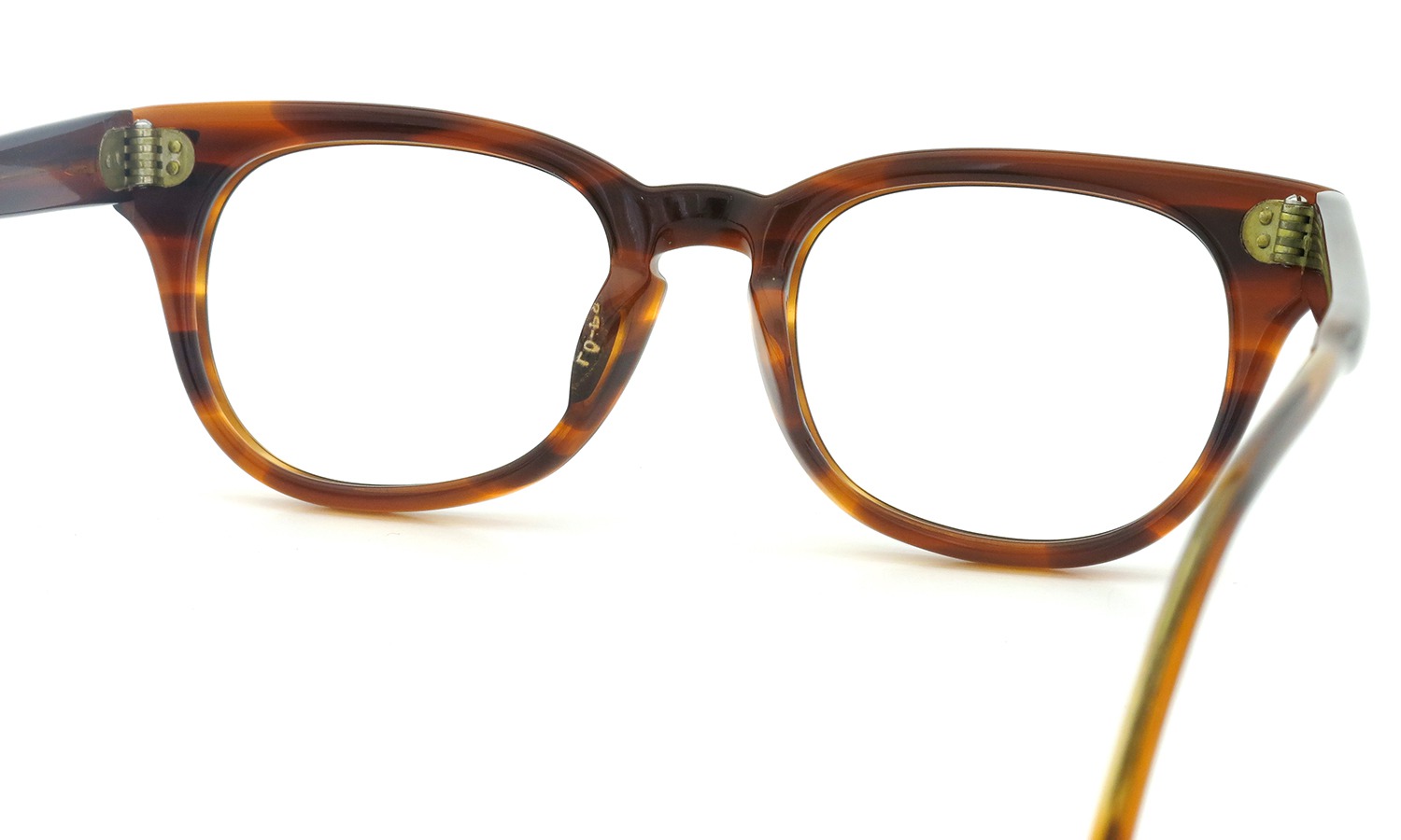 LIBERTY Optical vintage メガネ 9P DEMI-AMBER フックテンプル 46-18 7