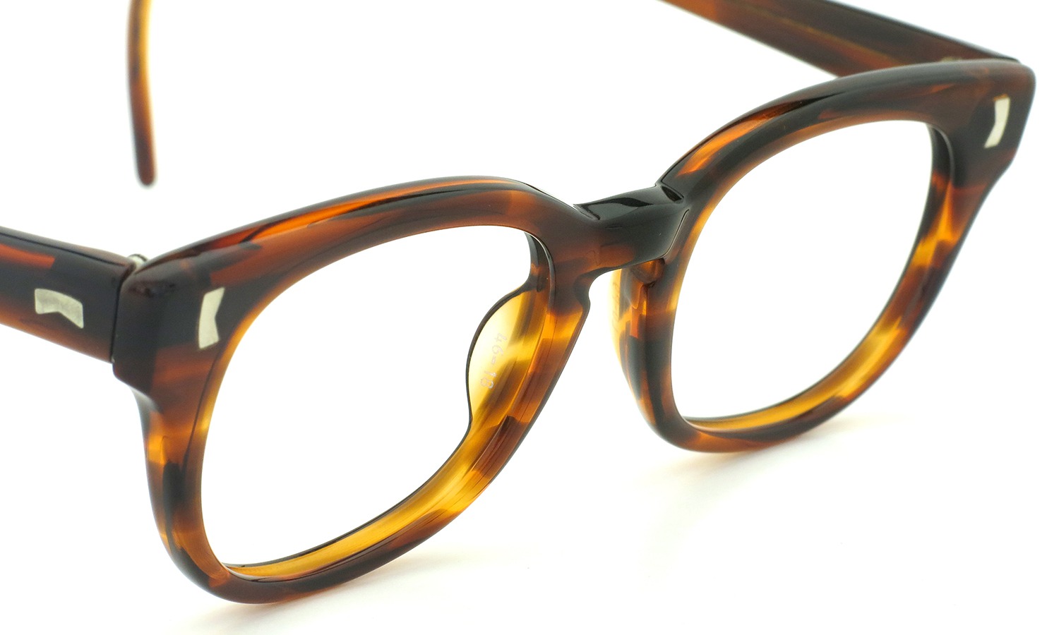 LIBERTY Optical vintage メガネ 9P DEMI-AMBER フックテンプル 46-18 6