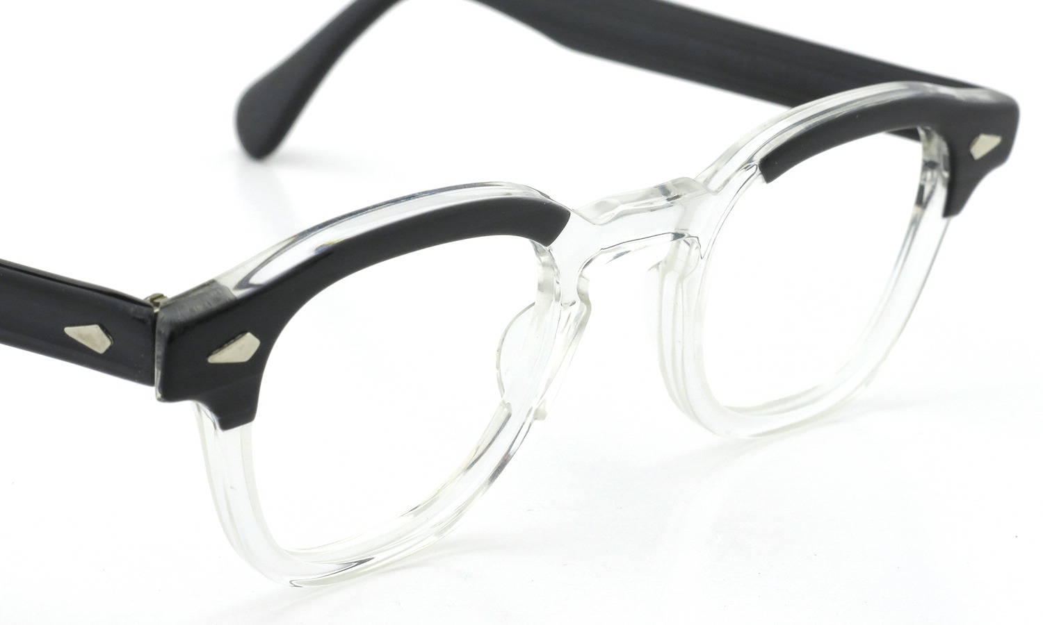 TART Optical vintage タートオプティカル ヴィンテージ メガネ ARNEL アーネル BLACKWOOD CB-CLEAR 44-24 6