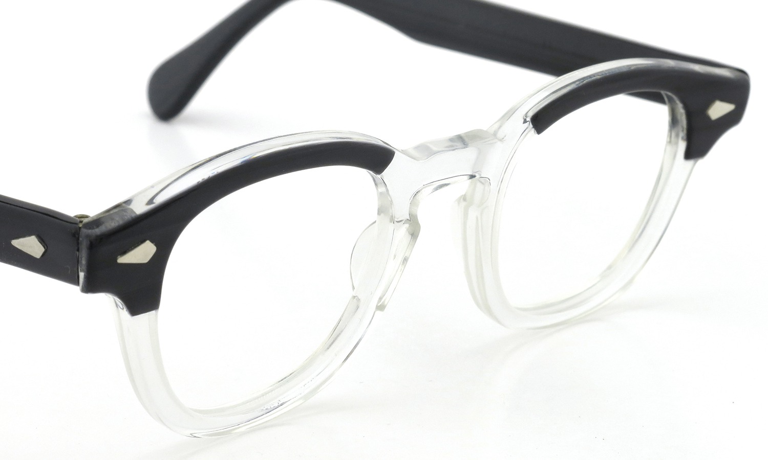 TART Optical vintage タートオプティカル ヴィンテージ メガネ ARNEL アーネル BLACKWOOD CB-CLEAR 44-22 6