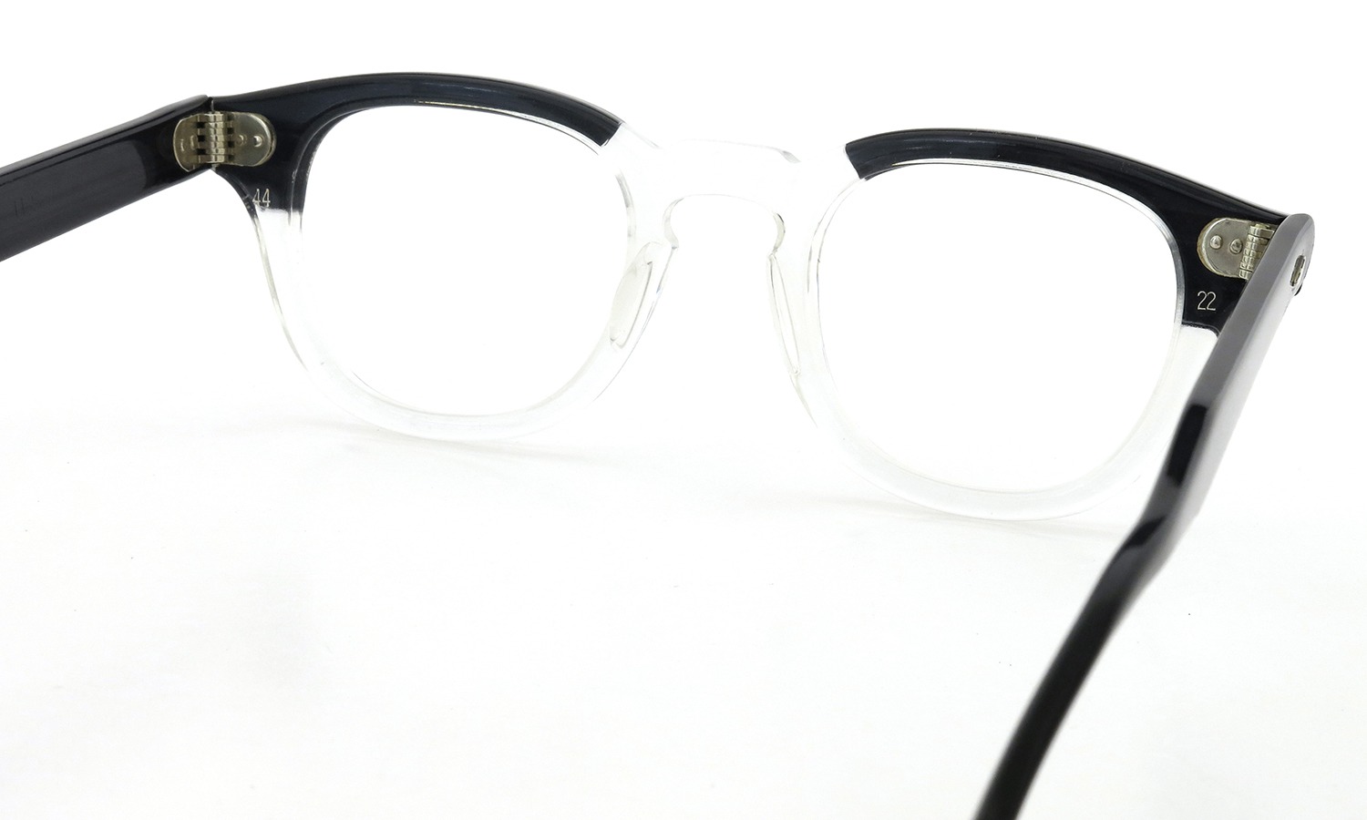 TART Optical vintage タートオプティカル ヴィンテージ メガネ ARNEL アーネル BLACKWOOD CB-CLEAR 44-22 7