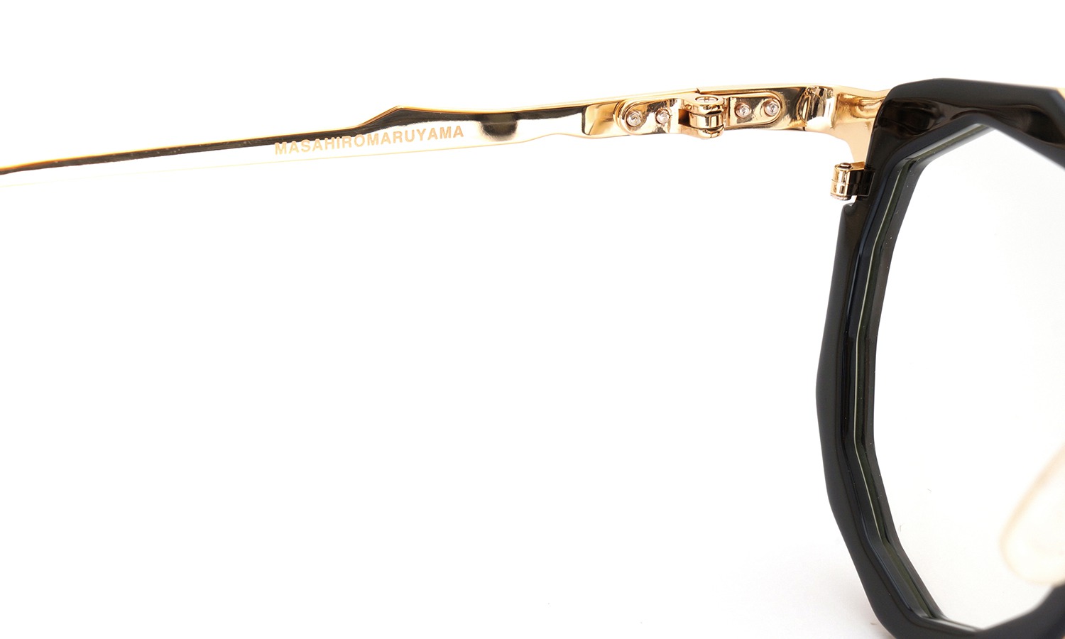 MASAHIROMARUYAMA メガネ 5th collection 2015-2016 MM-0019 col.1 BLACK/GOLD 9