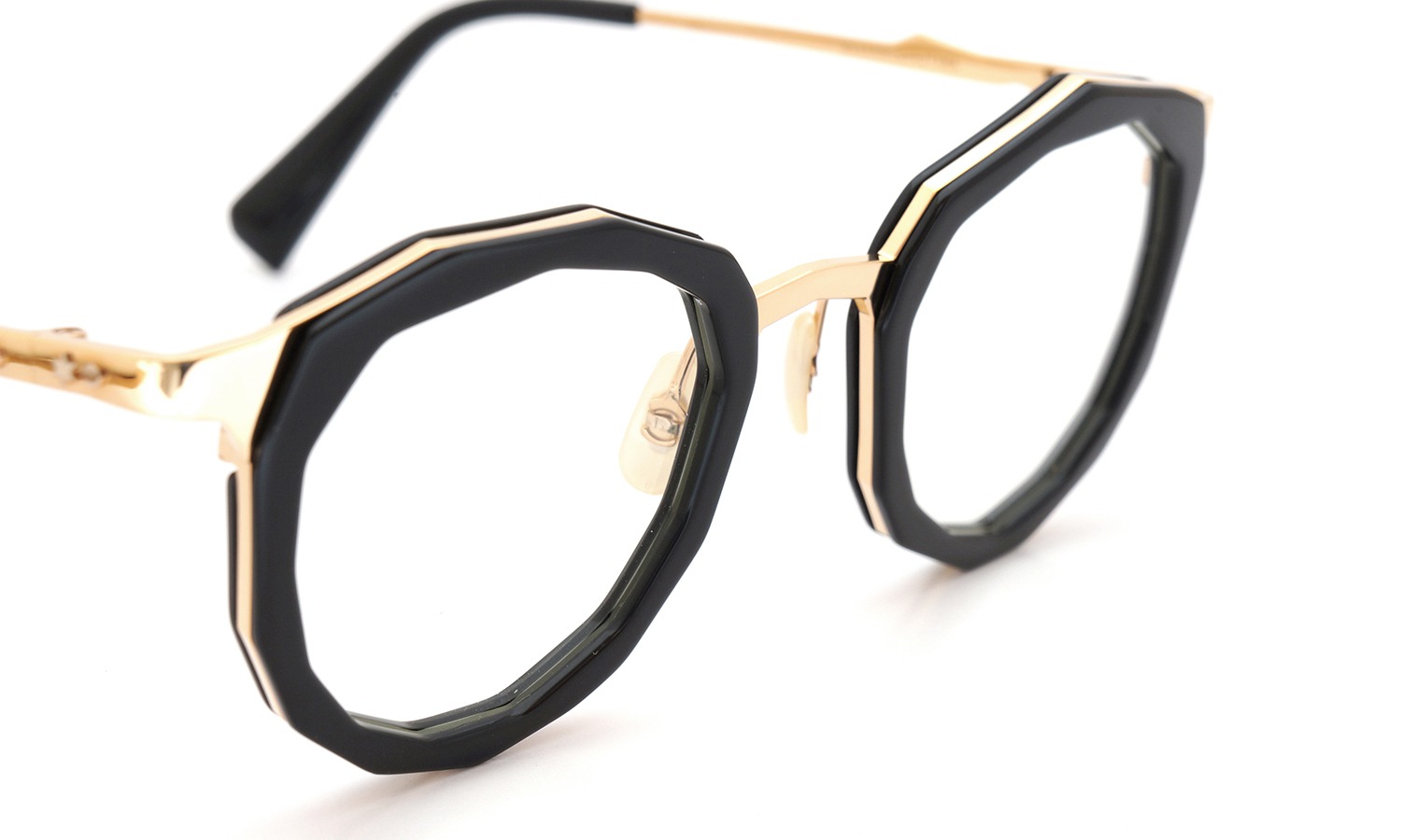 MASAHIROMARUYAMA メガネ 5th collection 2015-2016 MM-0019 col.1 BLACK/GOLD 6