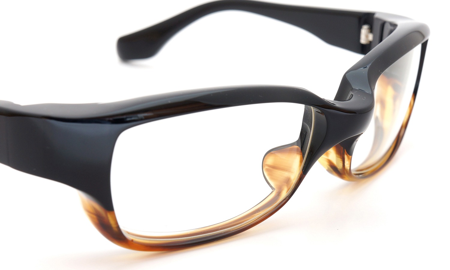 FACTORY900 ×PonMegane 10周年記念 メガネ F-002 Col.Black~Amber 6