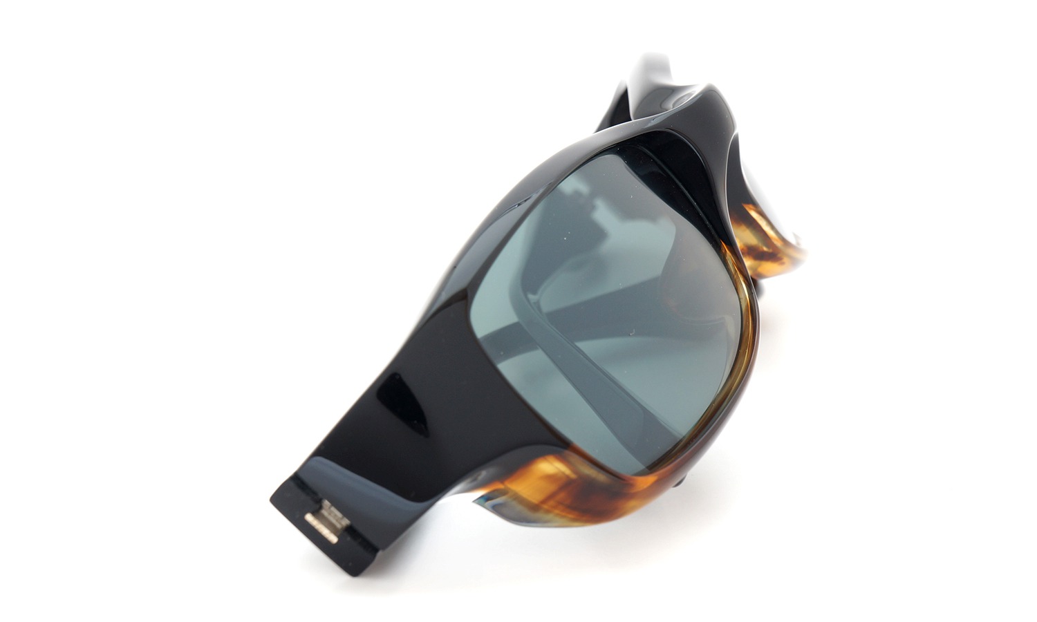 FACTORY900 ×PonMegane 10周年記念オリジナル サングラス F-002 Col.Black~Amber Lense.Emerald-Matte-Mirror 12