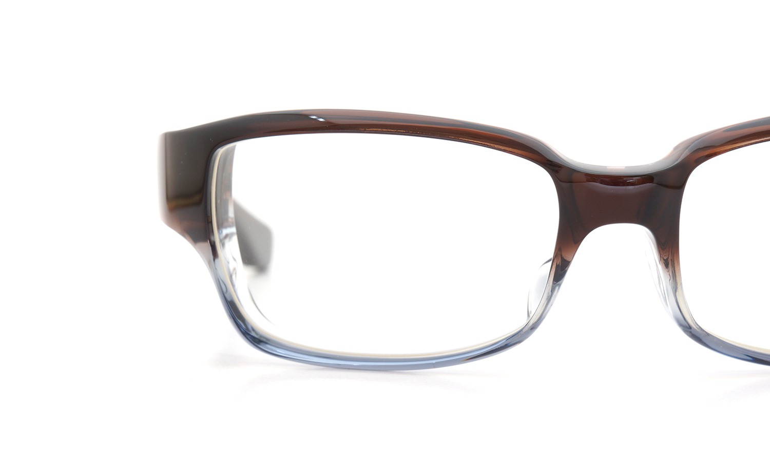 FACTORY900 ×PonMegane 10周年記念オリジナル メガネ F-002 Col.Brown-Clear-Grey 15