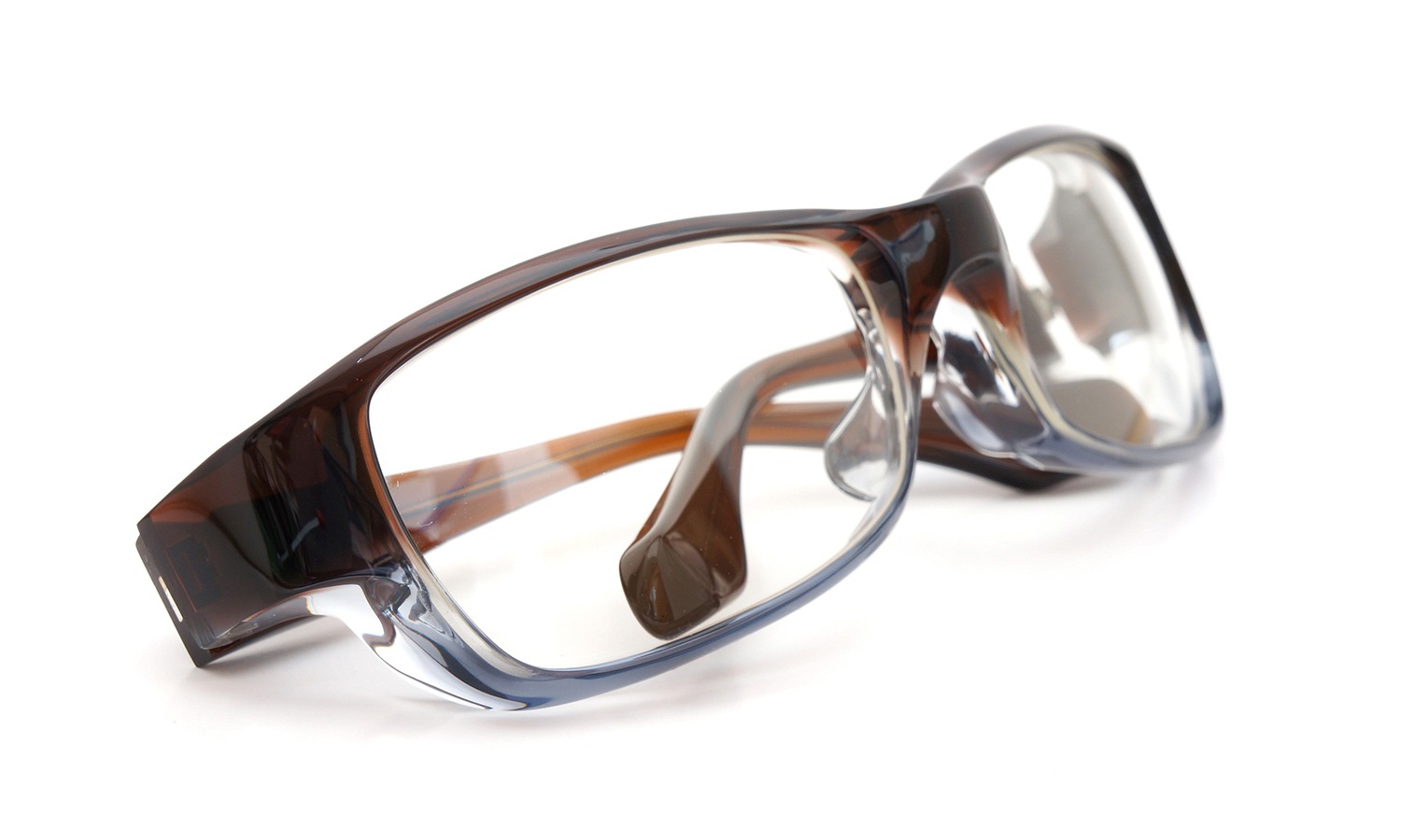 FACTORY900 ×PonMegane 10周年記念オリジナル メガネ F-002 Col.Brown-Clear-Grey 11