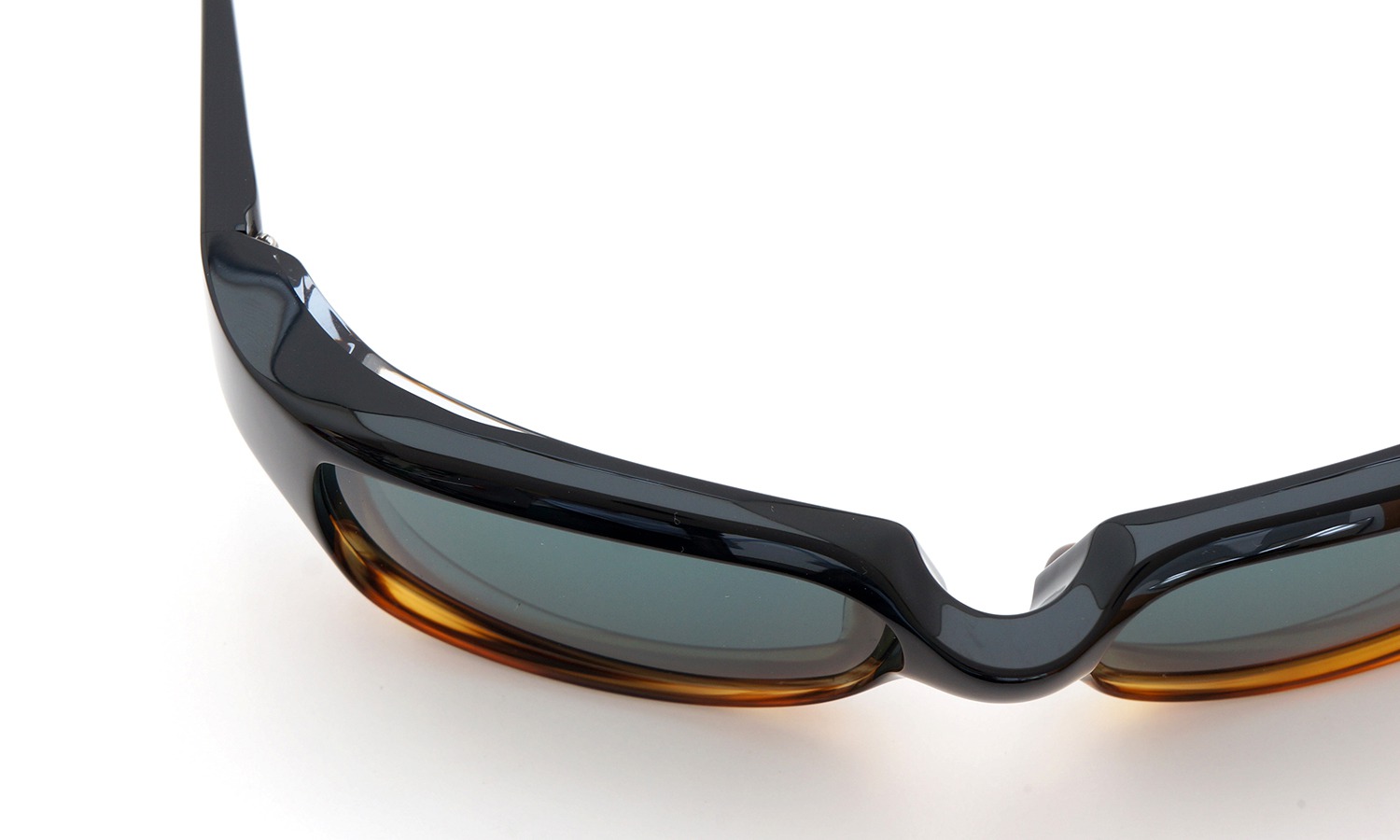 FACTORY900 ×PonMegane 10周年記念オリジナル サングラス F-002 Col.Black~Amber Lense.Emerald-Matte-Mirror 15