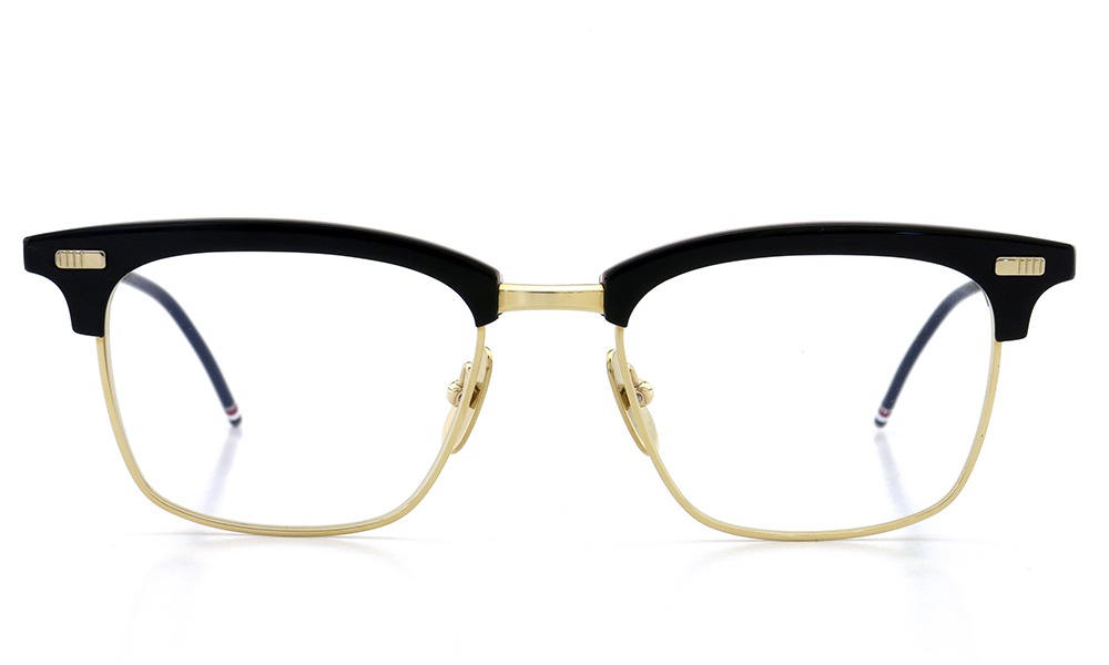 【売れ筋】 THOM BROWNE - トムブラウン メガネ 眼鏡 TB-711-A-BLK THOM BROWNE サングラス/メガネ
