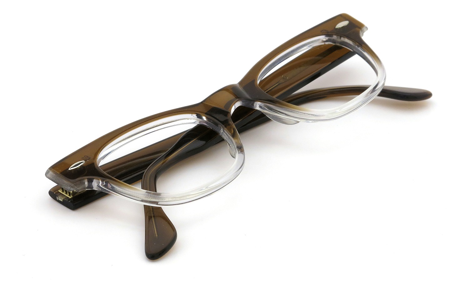 TART OPTICAL vintage 1950s COUNTDOWN BROWN FADE 46-24