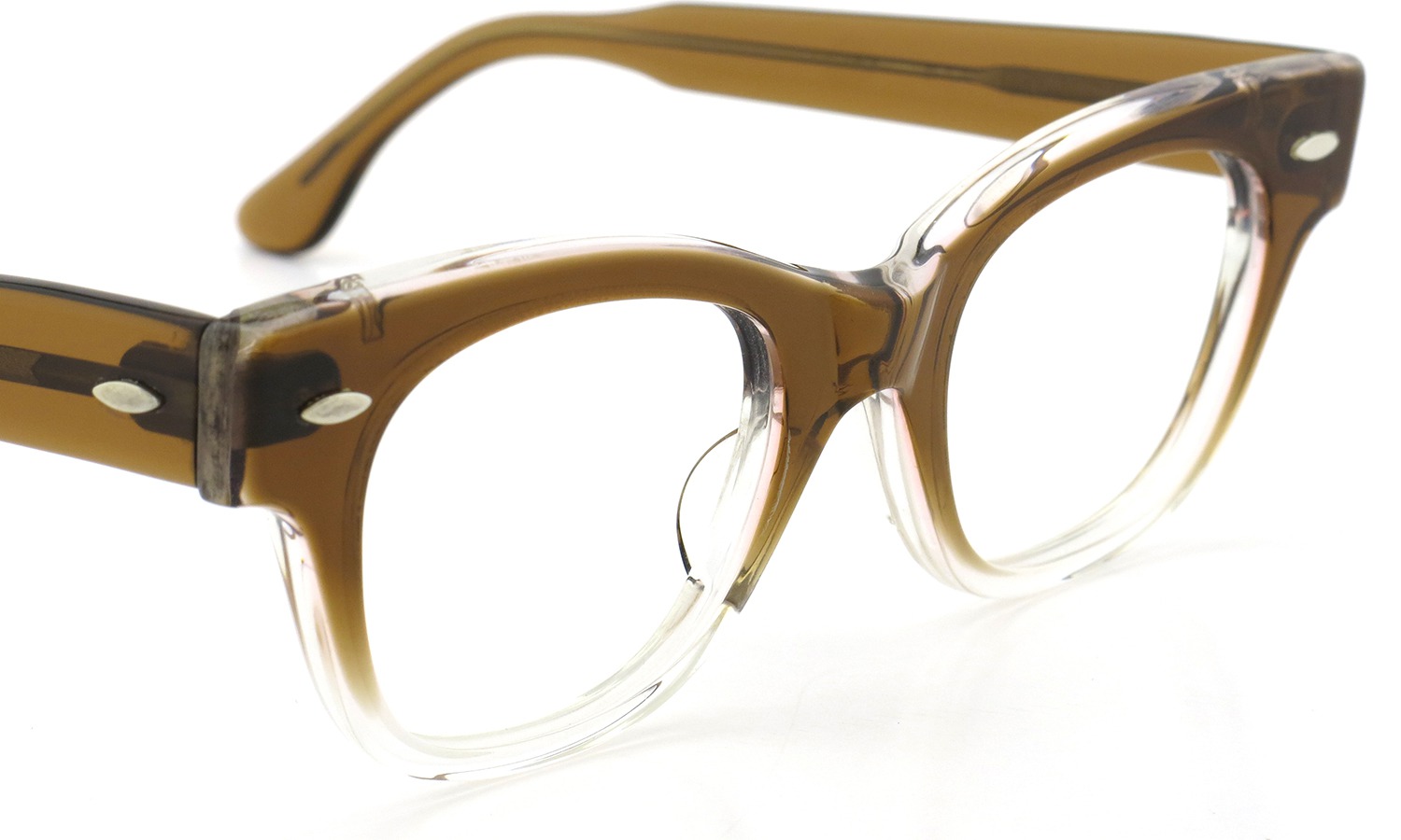 TART OPTICAL vintage 1950s COUNTDOWN BROWN FADE 44-20 (v1)