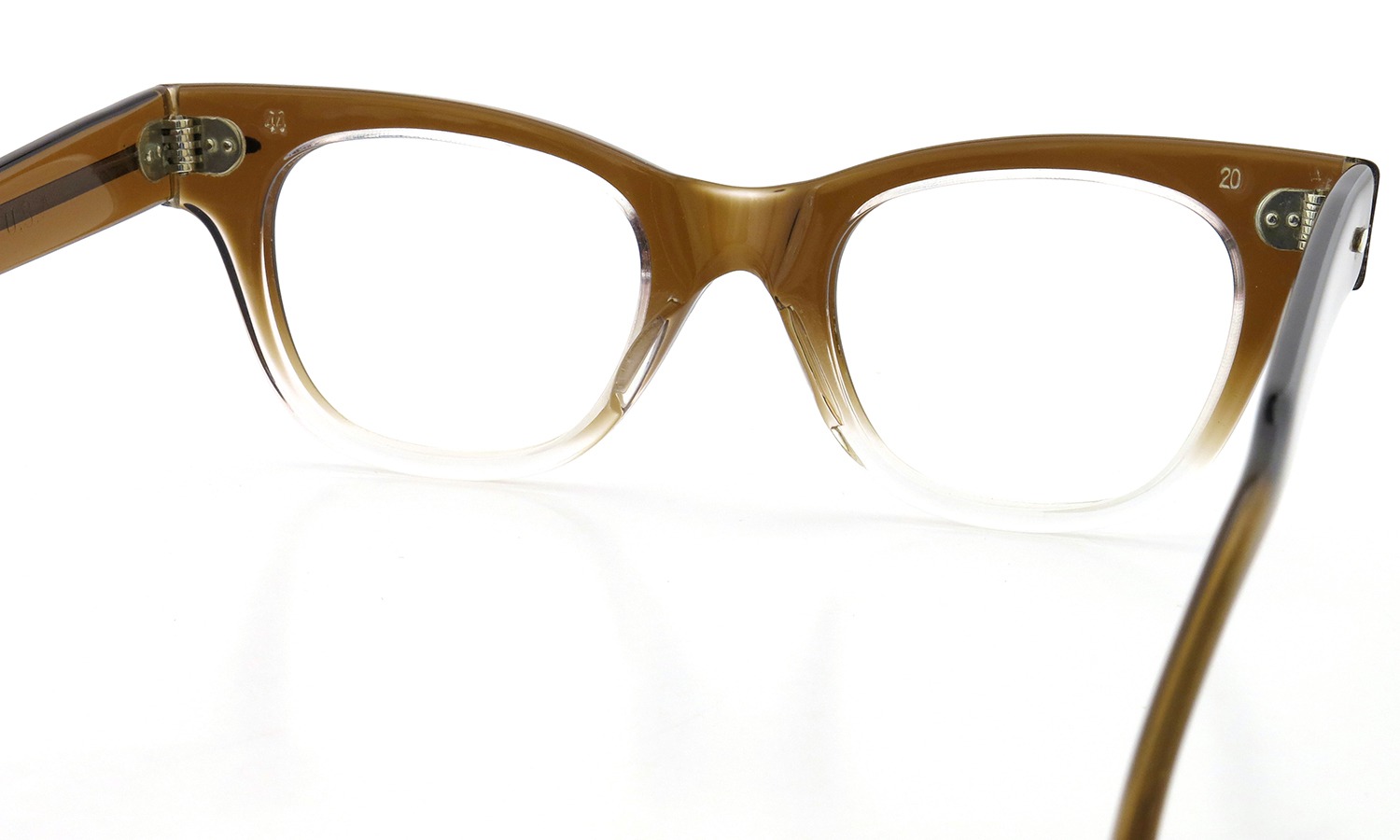 TART OPTICAL vintage 1950s COUNTDOWN BROWN FADE 44-20 (v1)