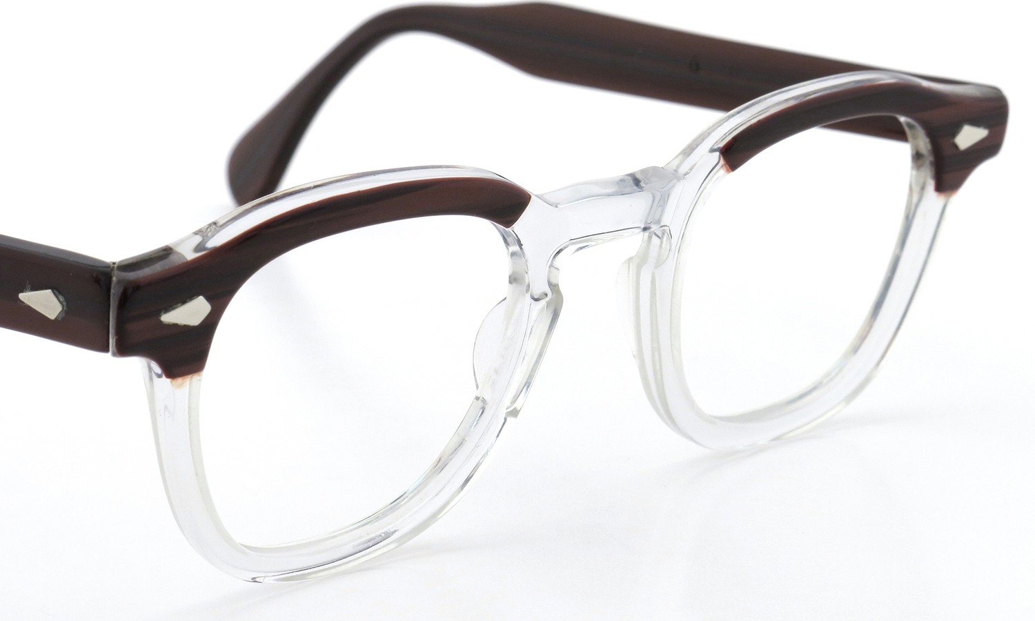 TART Optical タートオプティカル ヴィンテージ メガネ ARNEL アーネル REDWOOD C.B.-CLEAR 46-24 03