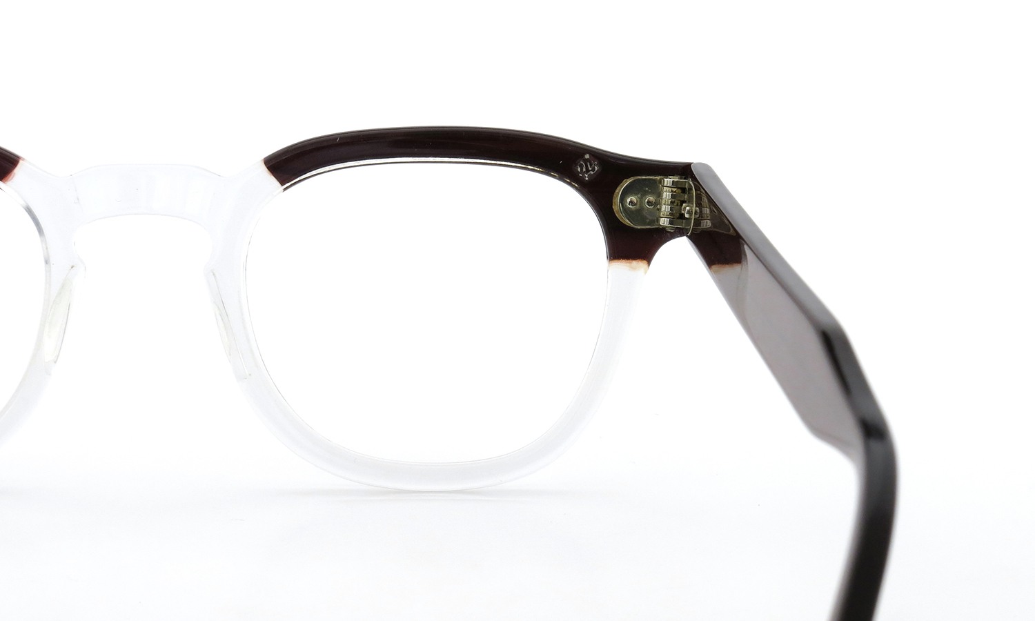 TART Optical タートオプティカル ヴィンテージ メガネ ARNEL アーネル REDWOOD C.B.-CLEAR 46-24 03