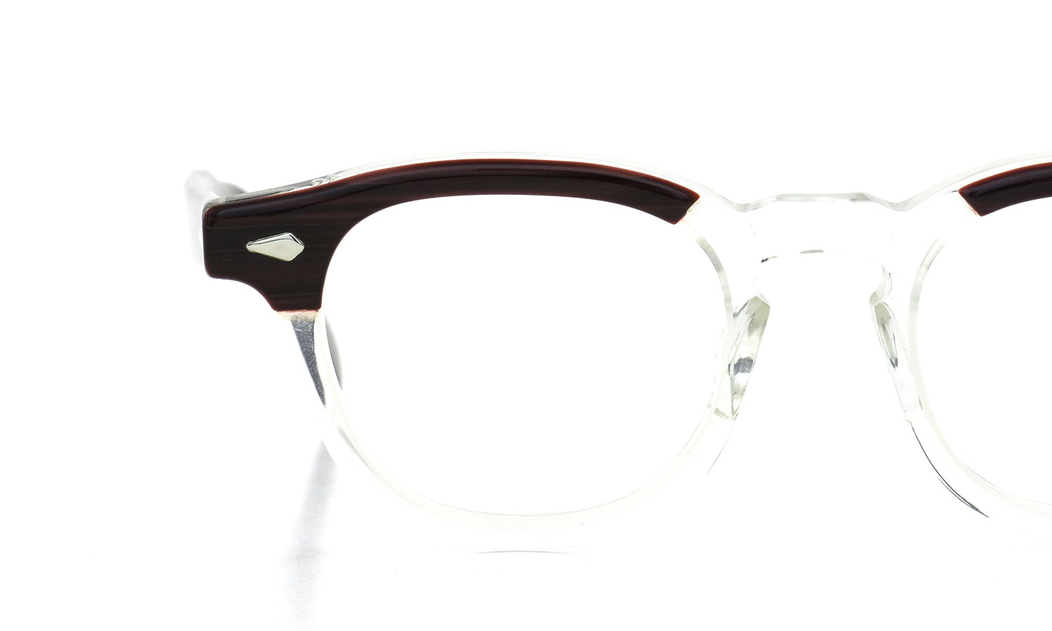 TART Optical タートオプティカル ヴィンテージ メガネ ARNEL アーネル REDWOOD C.B.-CLEAR 46-20 02