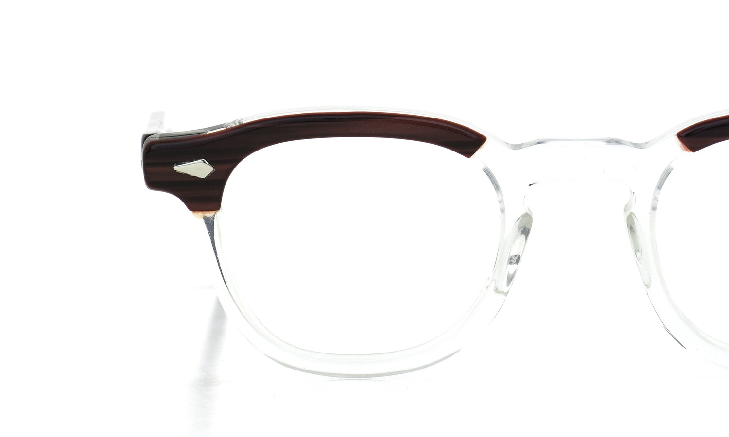 TART Optical タートオプティカル ヴィンテージ メガネ ARNEL アーネル REDWOOD C.B.-CLEAR 46-24 03