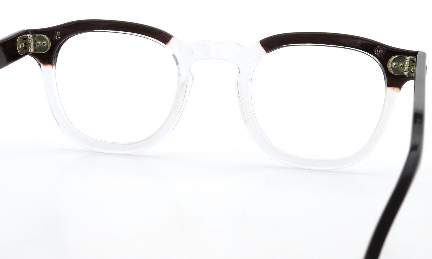 TART Optical タートオプティカル ヴィンテージ メガネ ARNEL アーネル REDWOOD C.B.-CLEAR 46-24 03