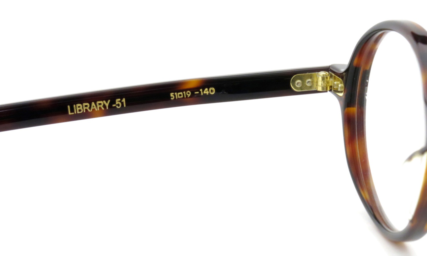 Oliver Goldsmith LIBRARY-51 ライブラリー51 col.Dark Tortoiseshell