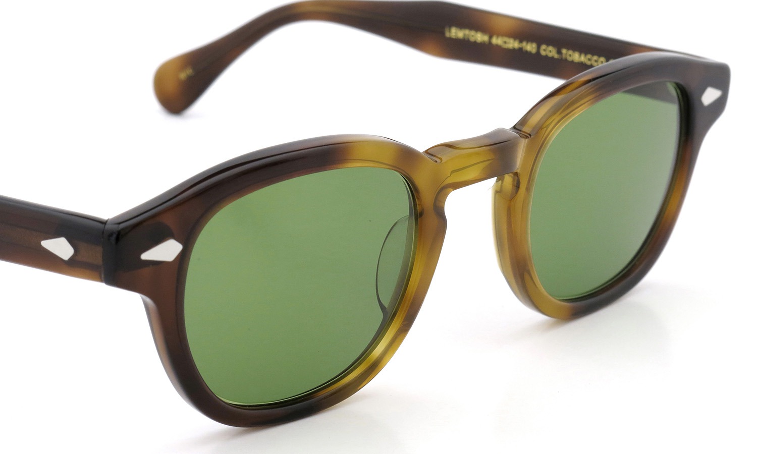 MOSCOT サングラスカスタム LEMTOSH レムトッシュ Col.TOBACCO 44size