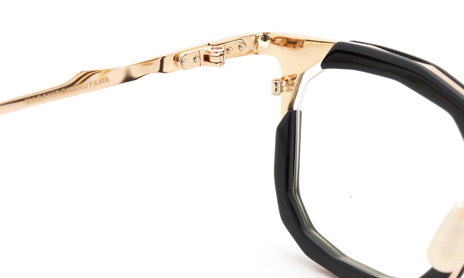 MASAHIROMARUYAMA MM-0023 col.1 BLACK/GOLD (straight)