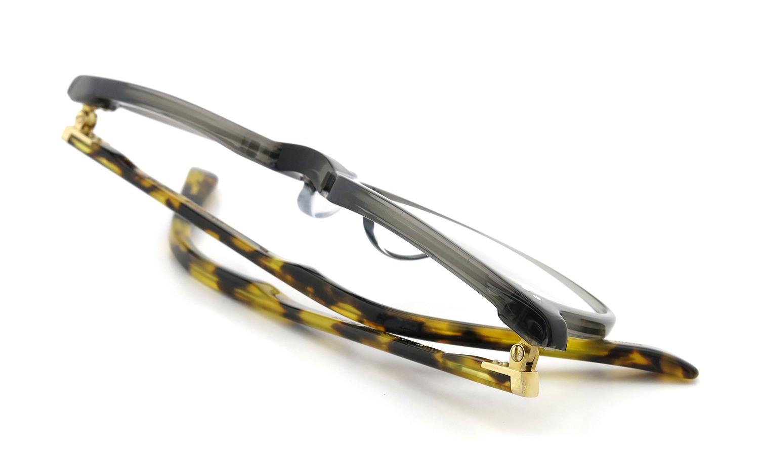 YELLOWS PLUS イエローズプラス メガネ SANDY C252 crystal grey/classical havana