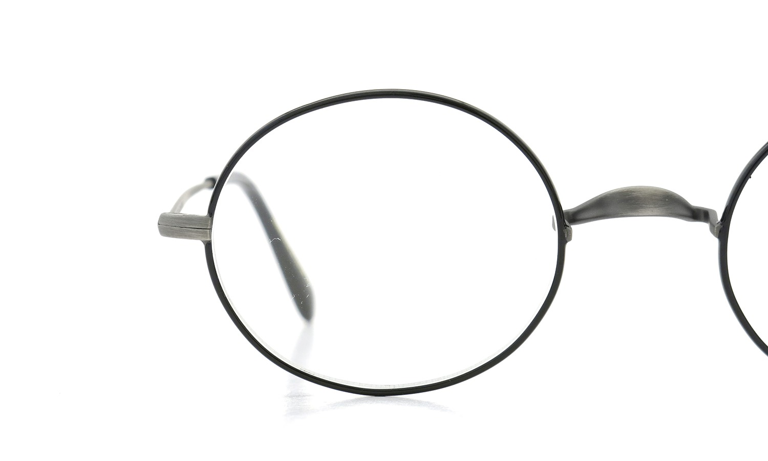 オリバーゴールドスミス ジョンレノンのメガネ Oval/Pro オーバル Titanium Antique-Silver BK