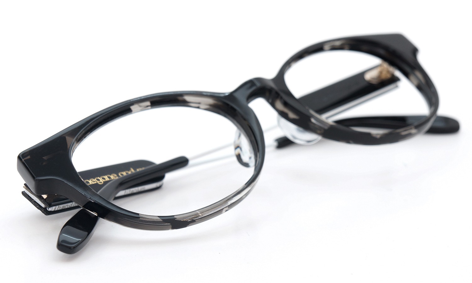 megane and me × ポンメガネ 限定生産オリジナルメガネ meganeandme for ponmagane col.black-demi