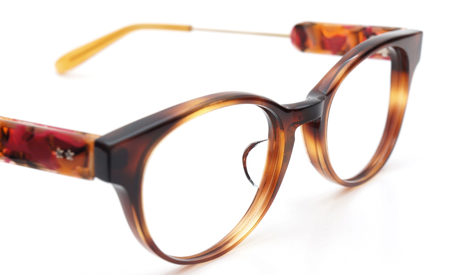 megane and me × ポンメガネ 限定生産オリジナルメガネ meganeandme for ponmagane col.brown-demi